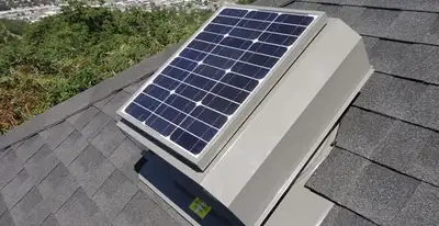 attic fan installation services with energy-efficient roof-mounted ventilation system in Escondido, CA
