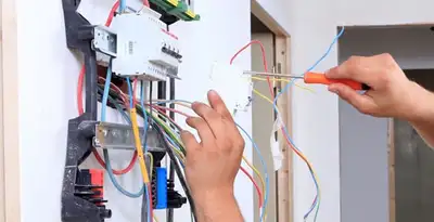 electrician services performing residential electrical panel wiring in Escondido, CA