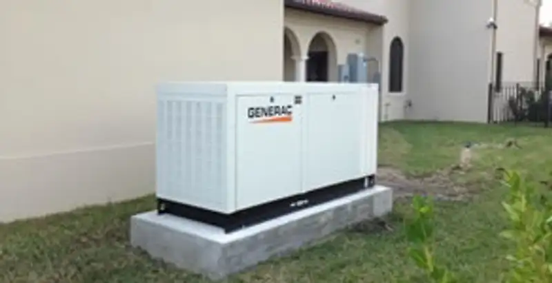 generator installation service showing standby generator professionally installed for residential power backup in Escondido, CA