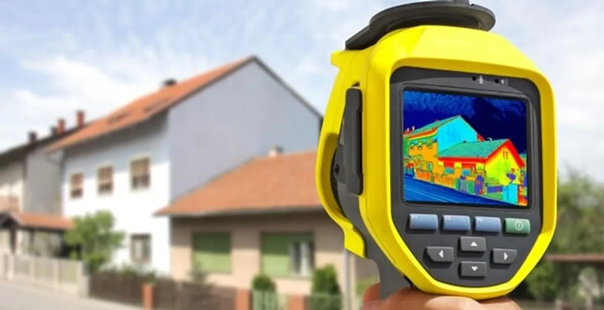 home energy audit service performing exterior thermal inspection to identify energy loss in Escondido, CA