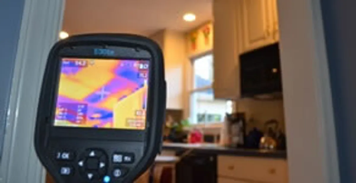 home energy audit service using thermal imaging to evaluate electrical efficiency inside a home in Escondido, CA