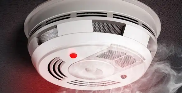 Installed smoke detector providing reliable fire detection in Escondido, CA