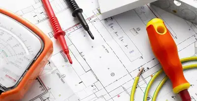 licensed electrician planning and testing electrical systems using professional tools in Escondido, CA