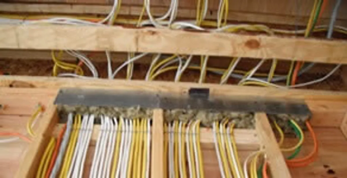 new construction wiring services with organized electrical rough-in performed by licensed electricians in Escondido, CA