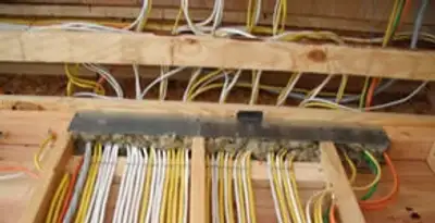 new construction wiring services with organized electrical rough-in performed by licensed electricians in Escondido, CA