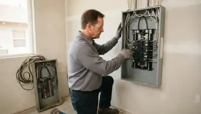 Electrical panel upgrade for an older home in Ramona, CA by a professional electrician