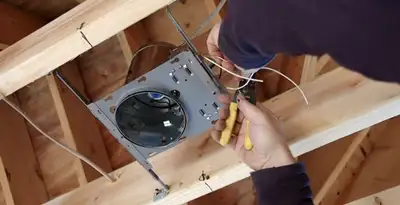 Professional recessed lighting installation with electrical wiring by licensed electricians in Escondido, CA
