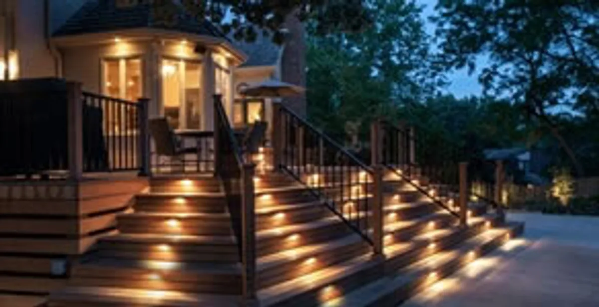 Residential electrician installing outdoor lighting for home safety in Escondido, CA