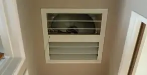 whole house fan installation services with ceiling-mounted ventilation system in Escondido, CA
